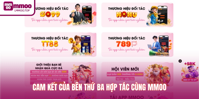 Cam kết của bên thứ ba hợp tác cùng MMOO