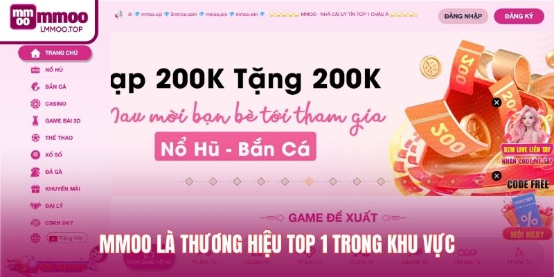 MMOO là thương hiệu top 1 trong khu vực