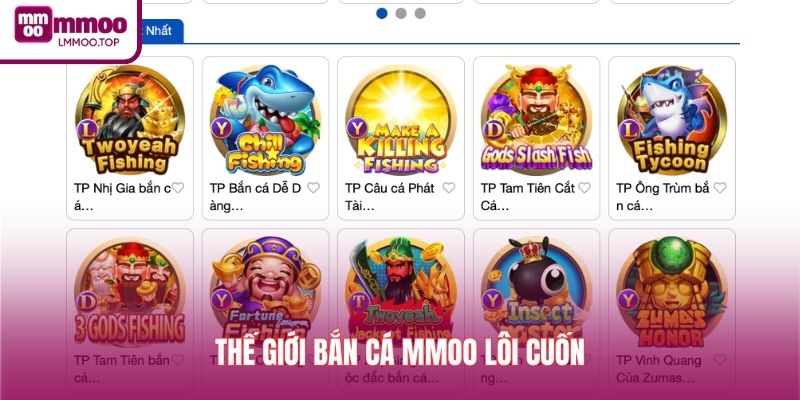 Thế giới bắn cá MMOO lôi cuốn